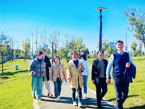 教职工健步走掠影