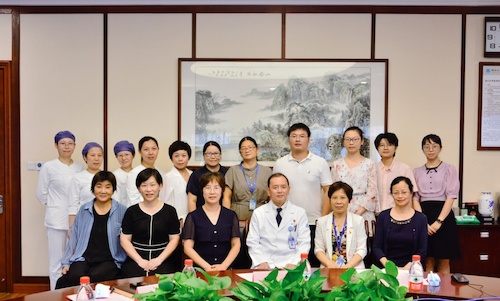 浙江大学医学院附属第一医院教学走访合影